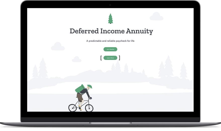 Deferred income annuity representation image 