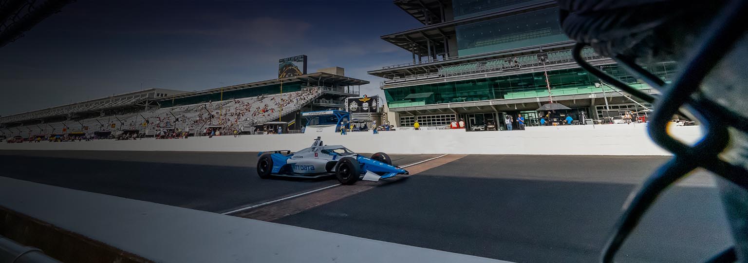 race car on track