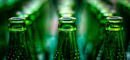 Green Bottles in Rows