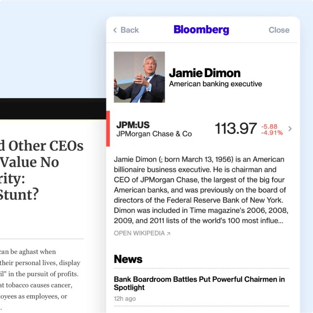 Jamie Dimon's Article on bloomberg