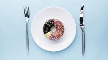 Donut, Slice of Food, Healthy Eating, Chart, Dieting